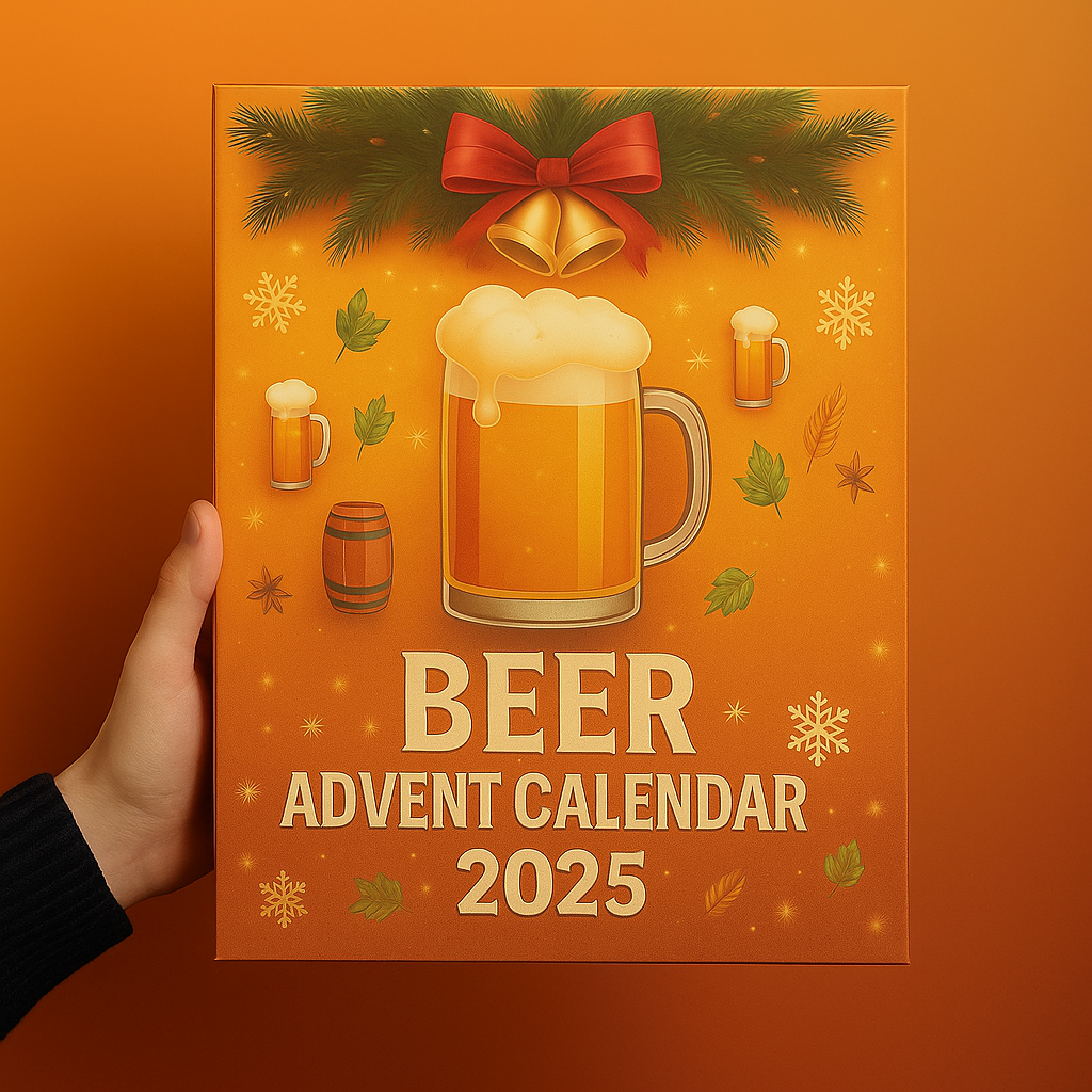 Beer Style Advent Calendar Mini Bottle Ornaments For Holiday Decor | Temsk