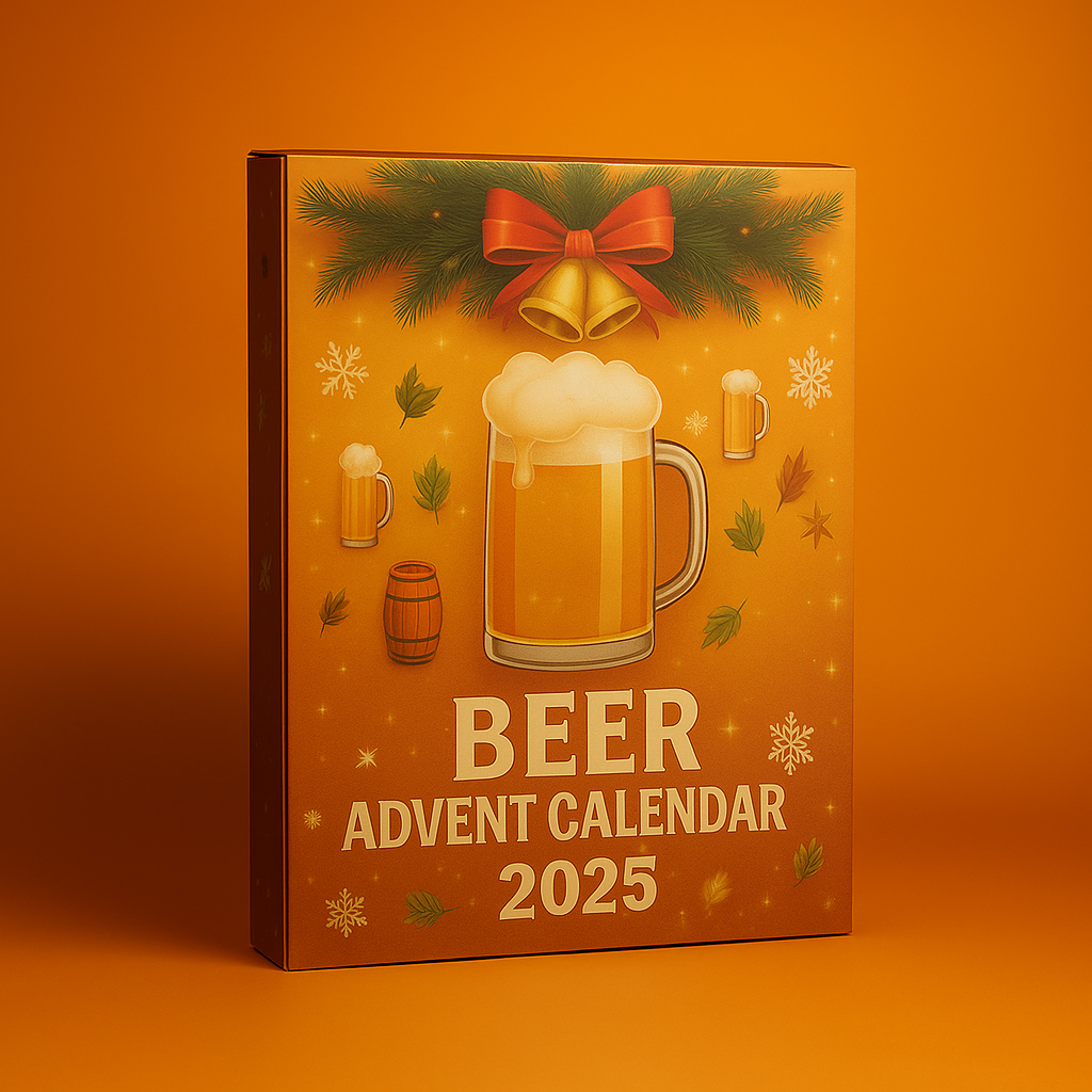 Beer Style Advent Calendar Mini Bottle Ornaments For Holiday Decor | Temsk