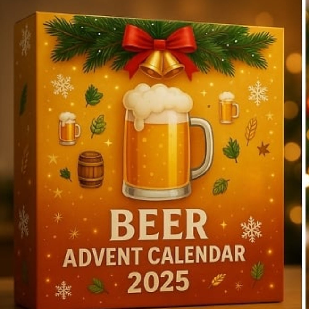 Beer Style Advent Calendar Mini Bottle Ornaments For Holiday Decor | Temsk