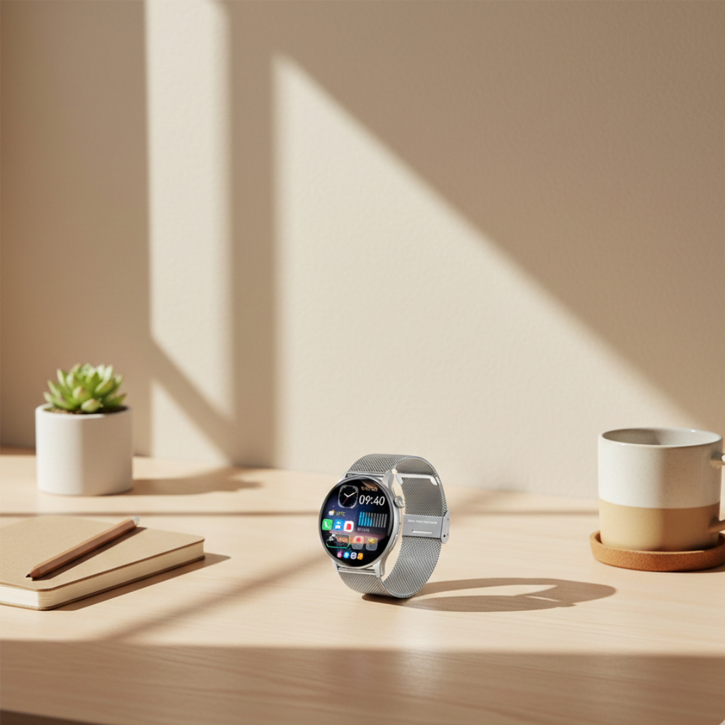 Women’s AMOLED Smartwatch With Waterproof Design And Bluetooth Calling | Temsk
