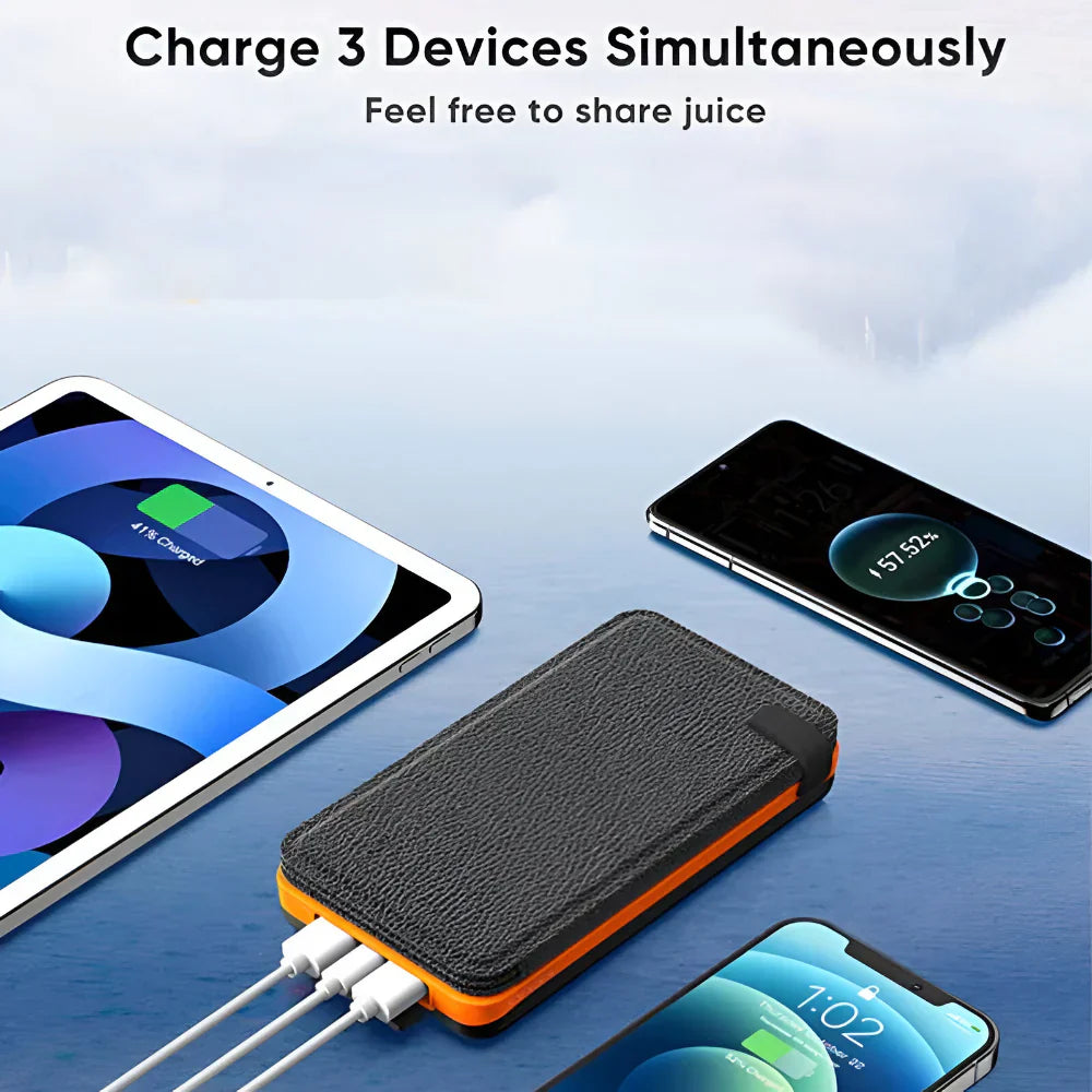 Foldable Solar Power Bank For Travel And Outdoor Charging | Temsk