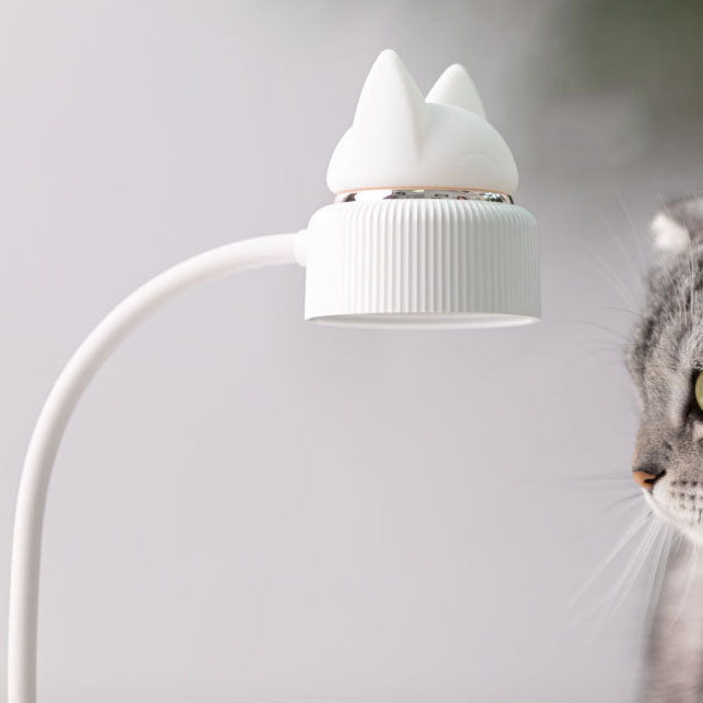 LED lampa LumaClip s klipem ve tvaru kočičích uší pro domácí kancelář a pohodlí očí | Temsk
