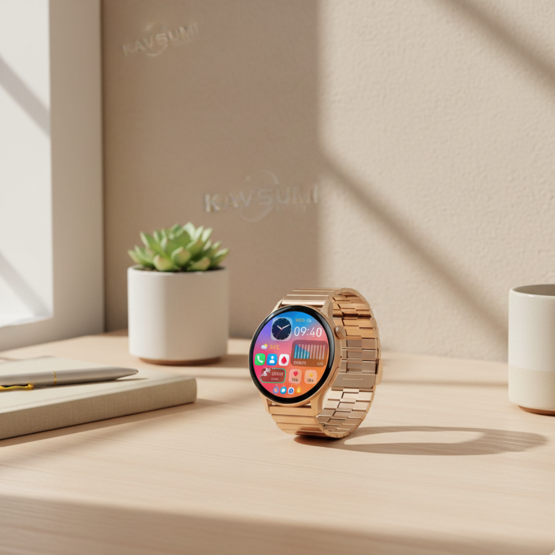 Women’s AMOLED Smartwatch With Waterproof Design And Bluetooth Calling | Temsk
