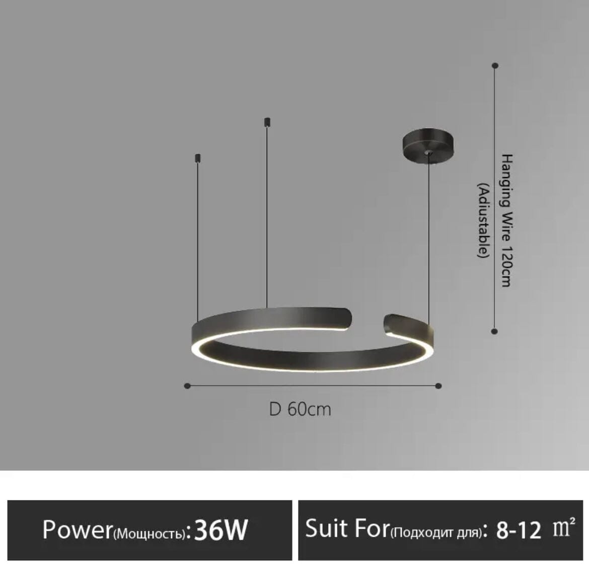 Astraelle Nordic Ring Chandelier for Modern Living Spaces | Temsk