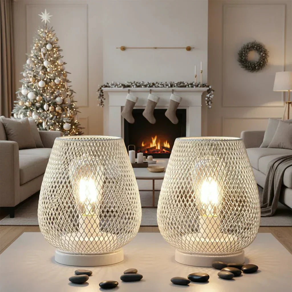NovaLume Wireless Metal Table Lamp With Warm LED Edison Light For Cozy Rooms | Temsk
