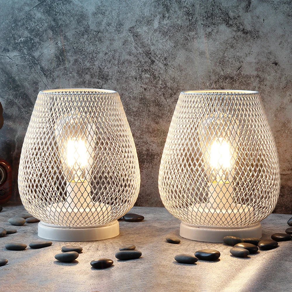 NovaLume Wireless Metal Table Lamp With Warm LED Edison Light For Cozy Rooms | Temsk