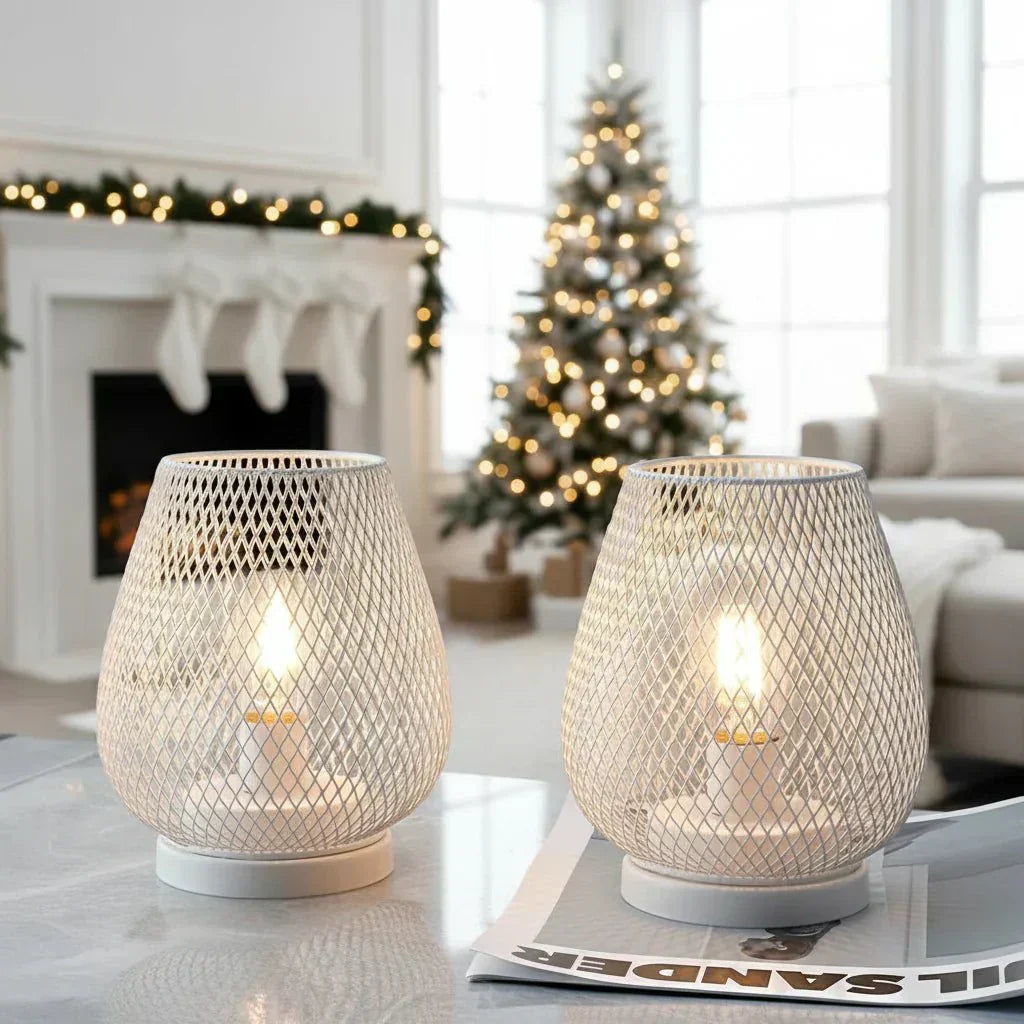 NovaLume Wireless Metal Table Lamp With Warm LED Edison Light For Cozy Rooms | Temsk