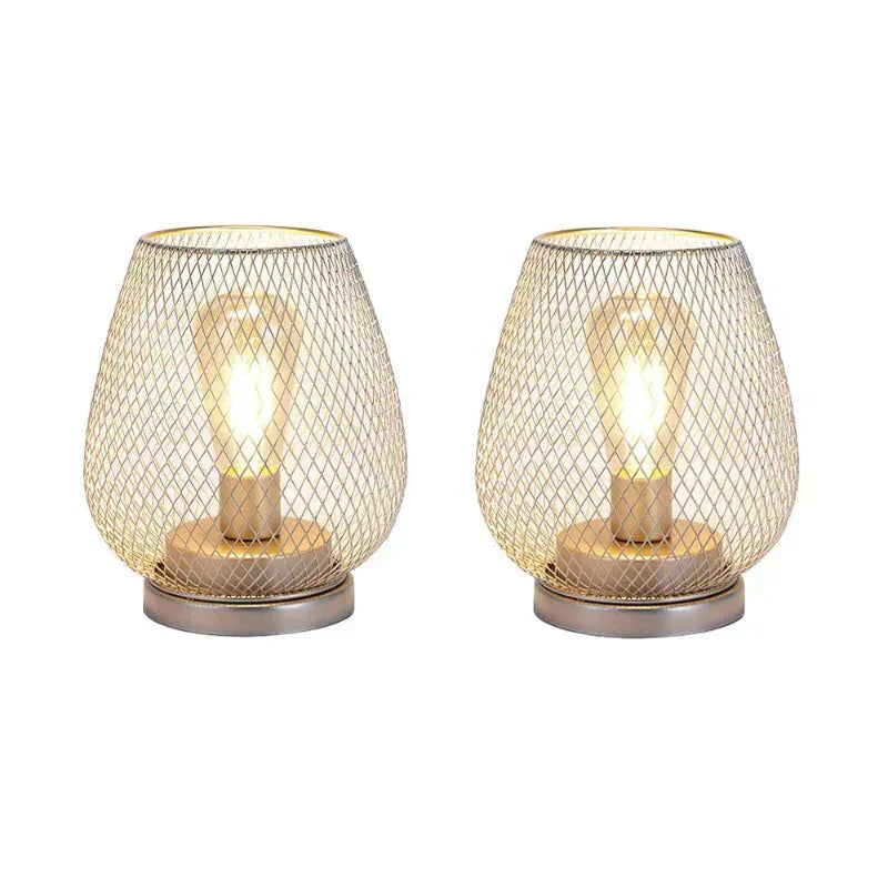 NovaLume Wireless Metal Table Lamp With Warm LED Edison Light For Cozy Rooms | Temsk
