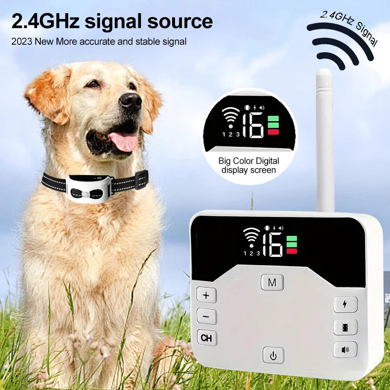 Wireless Dog Fence System With Training Collar For Outdoors | Temsk