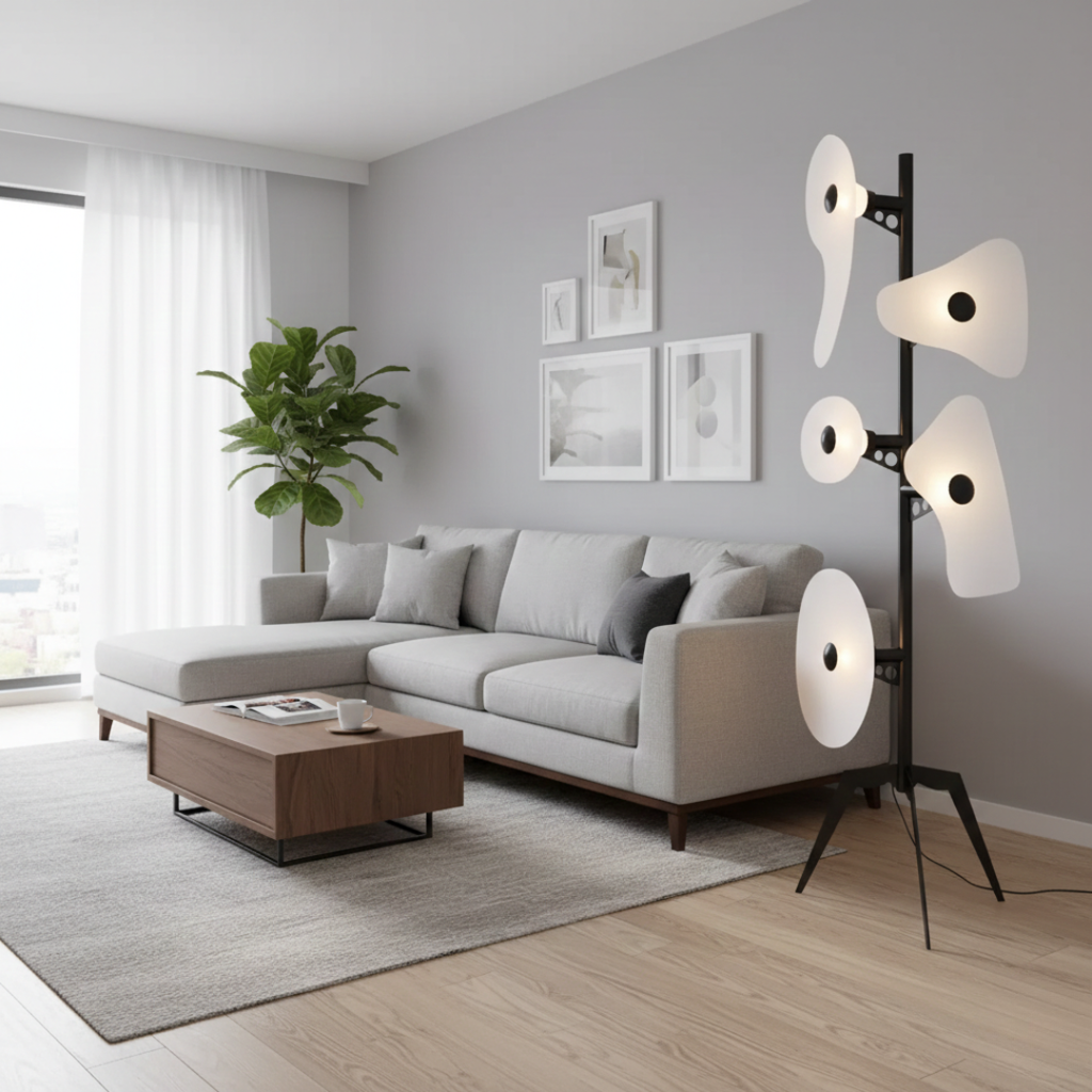 Colour Changing LED Floor Lamp For Modern Living Spaces | Temsk