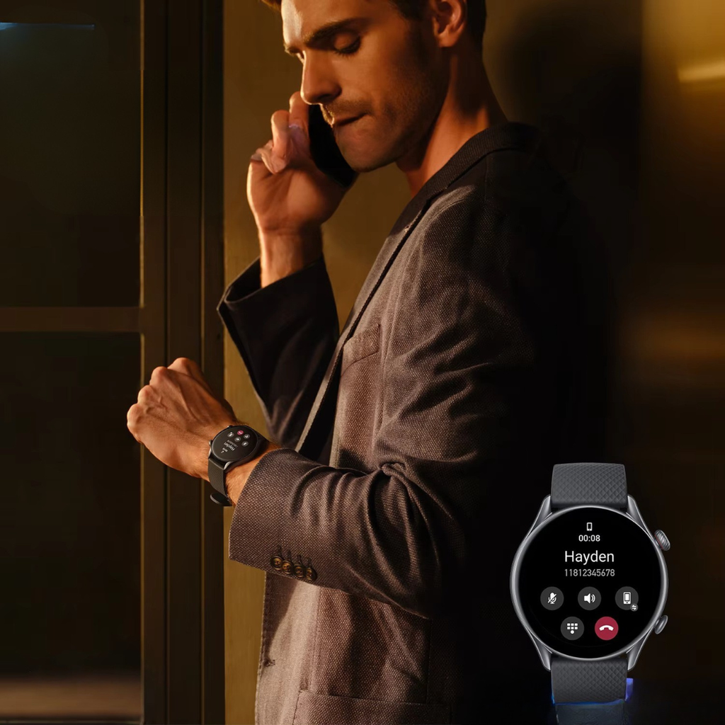Fitness Smartwatch With AMOLED Display Activity Tracker And Bluetooth Watch | Temsk