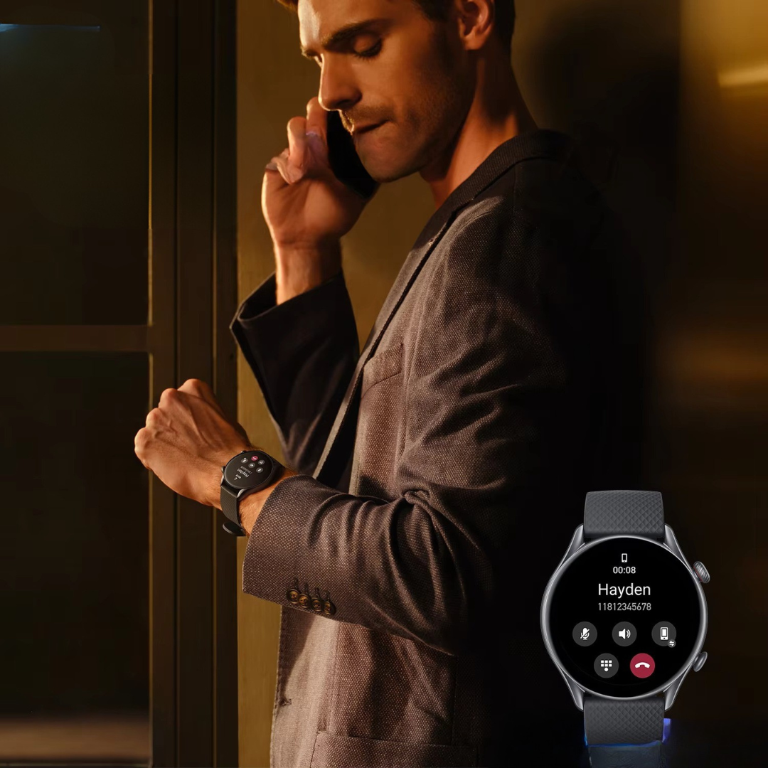 Fitness Smartwatch With AMOLED Display Activity Tracker And Bluetooth Watch | Temsk