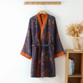 Lumenvale Rustic Kimono Robe Made Of Pure Cotton Fabric | Temsk