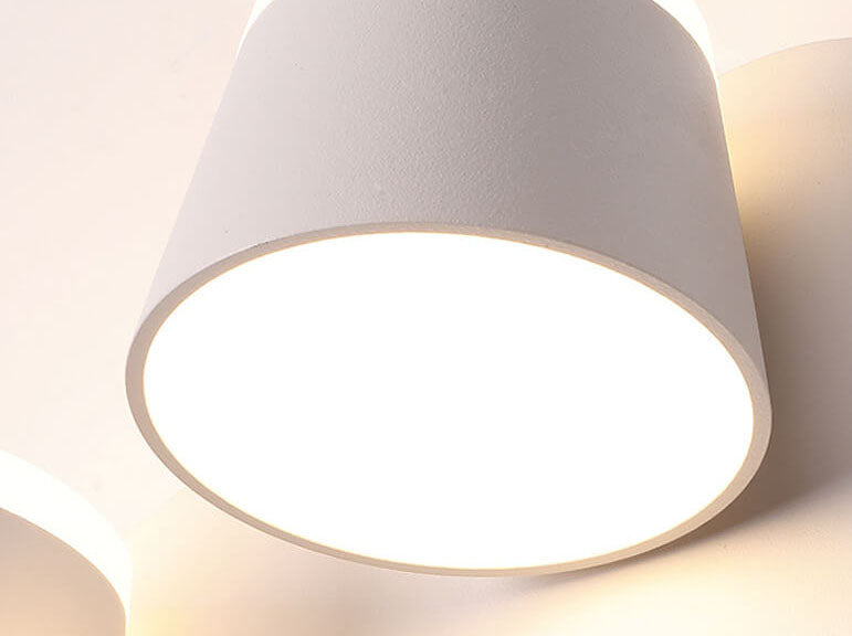 Aurora LED Wall Light With Rotating Cylinder Shade And 1/2/3 Flame Options | Temsk