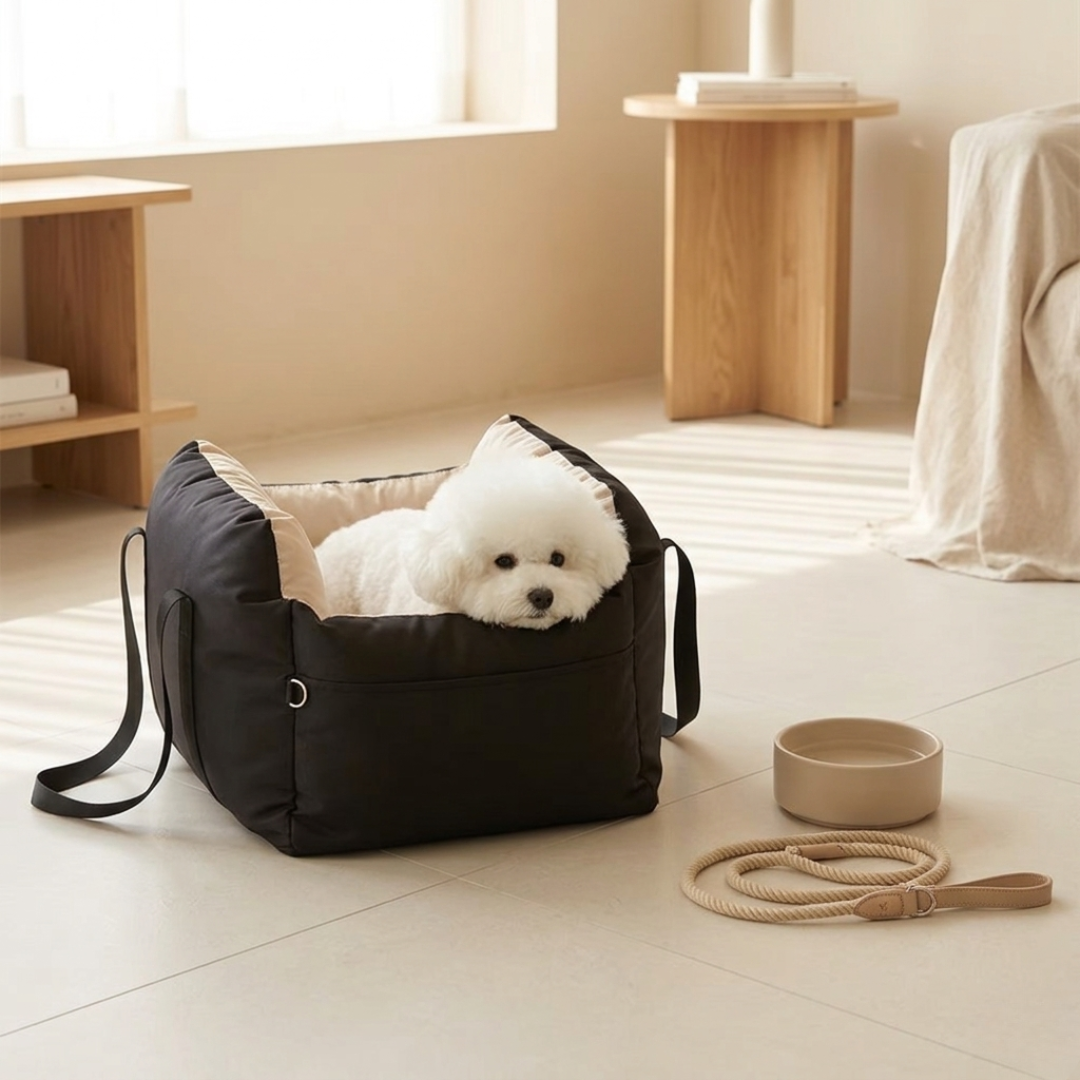 Dog Car Seat With Safety Belt For Pet Travel In Cars | Temsk