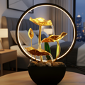 LED Tabletop Water Fountain For Home Or Office Decor | Temsk
