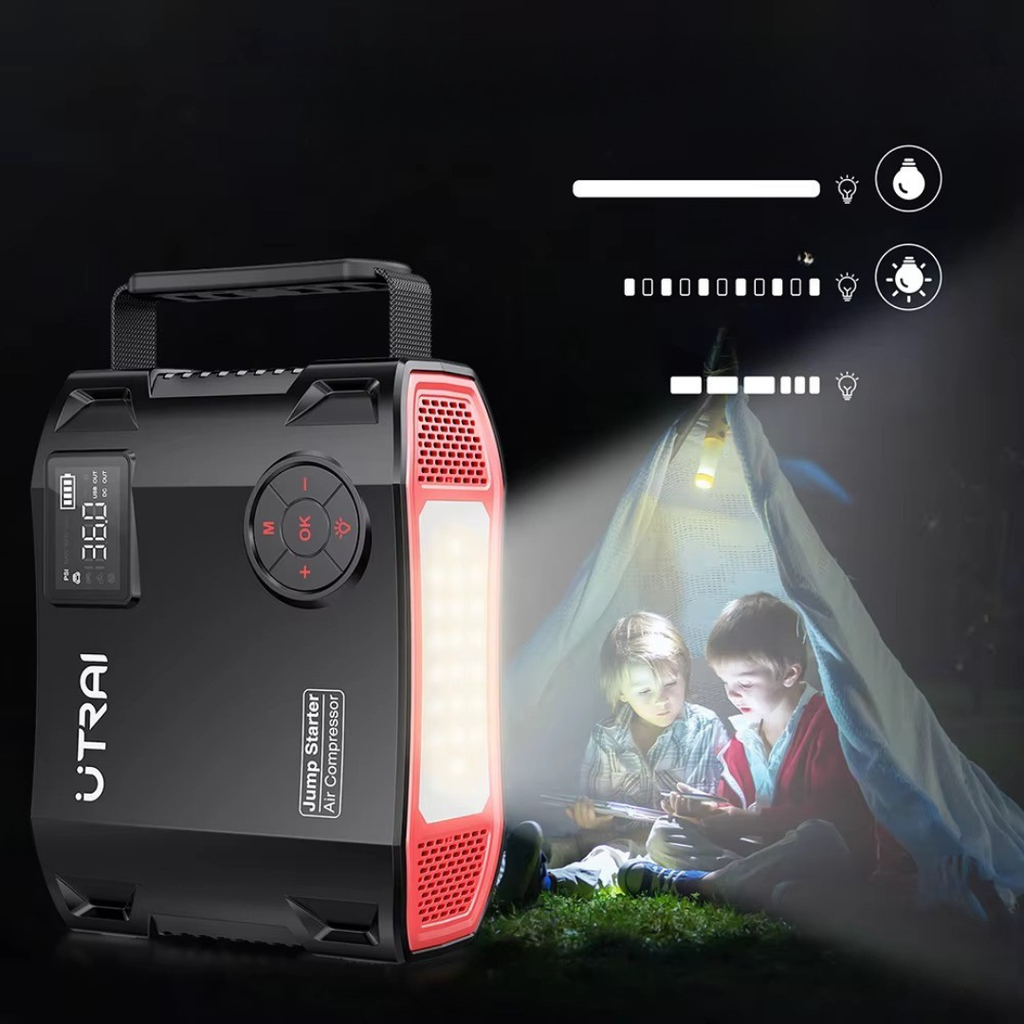 UTRAI 2000A Portable Jump Starter Pack With Power Bank | Temsk
