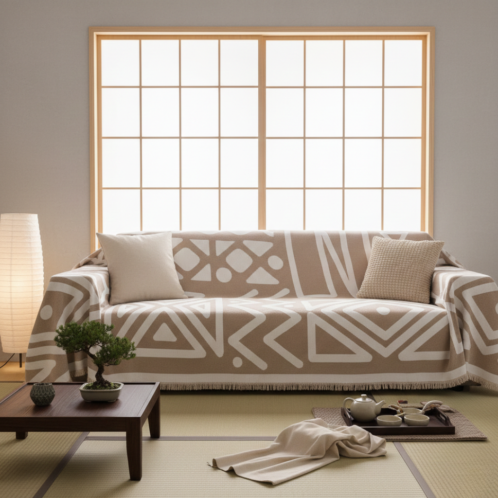 Geometric Boho Style Washable Non-Slip Sofa Cover | Temsk