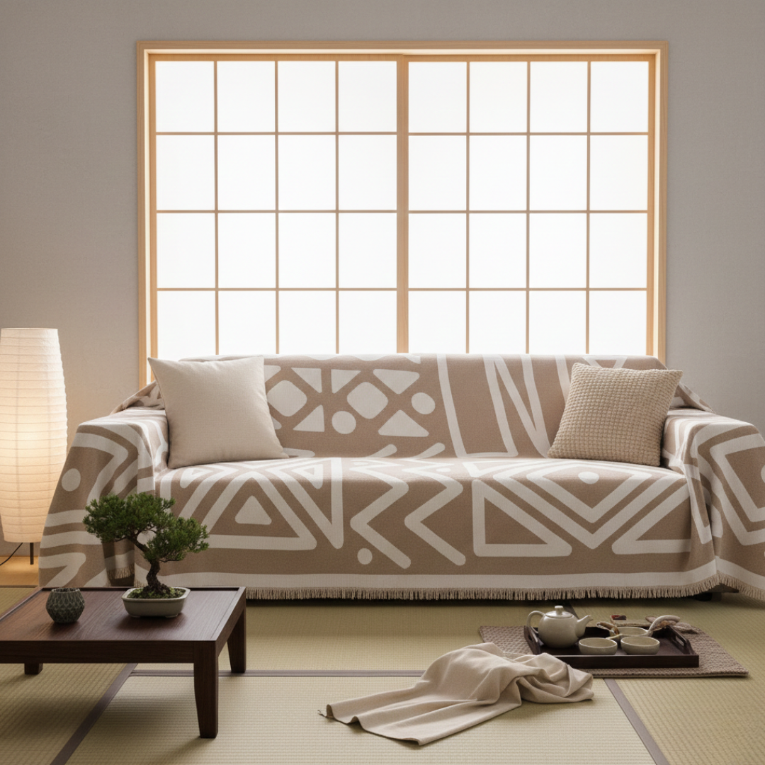 Geometric Boho Style Washable Non-Slip Sofa Cover | Temsk