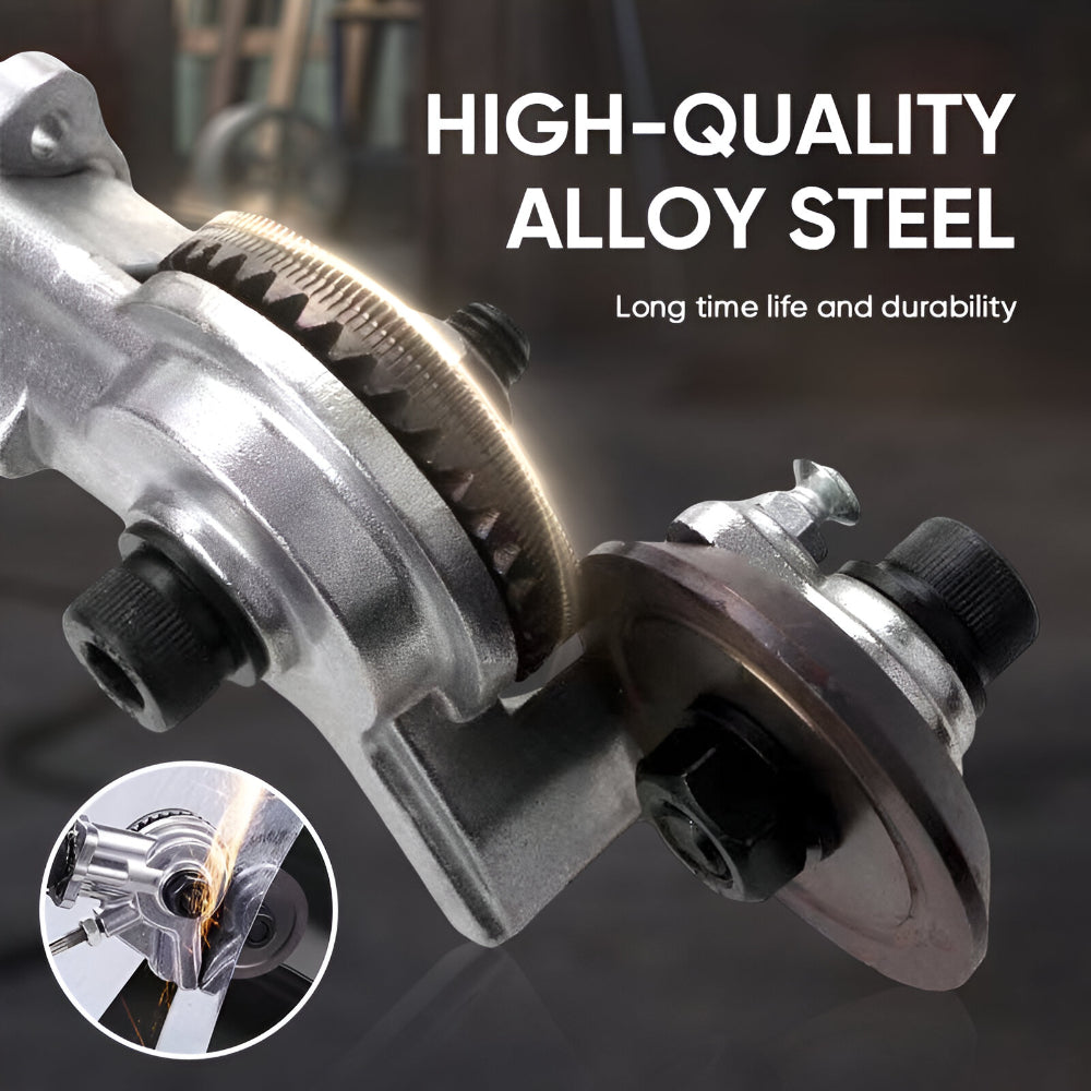 Dual Head Sheet Nibbler Drill Attachment For Metal Cutting | Temsk