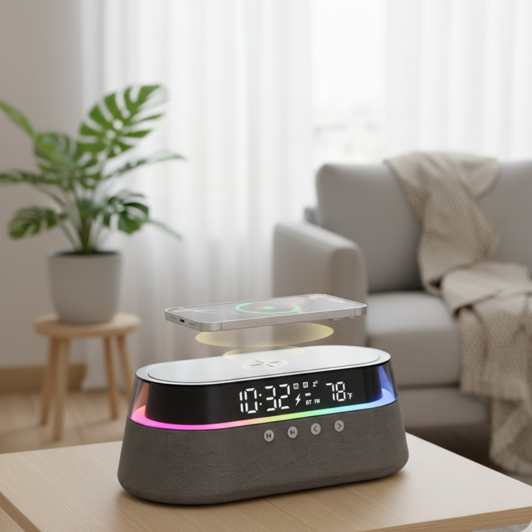 Sveglia smart con altoparlante Bluetooth per la camera da letto | Temsk