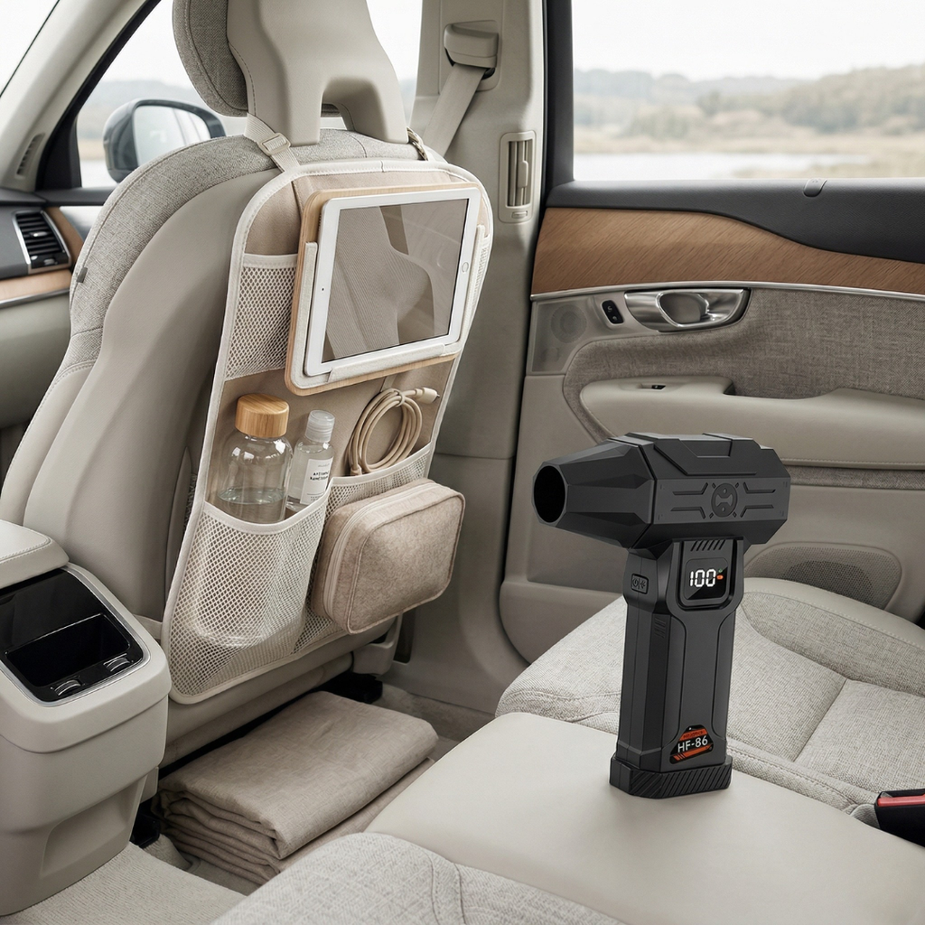 Turbo Air Portable Car Vacuum Cleaner For Cars And Small Spaces | Temsk