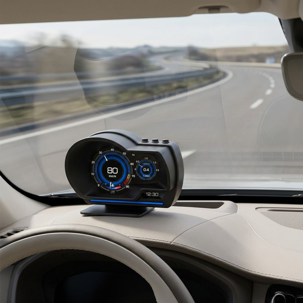 OBD2 Car Head-Up Display For Vehicles Dash Information Readout | Temsk