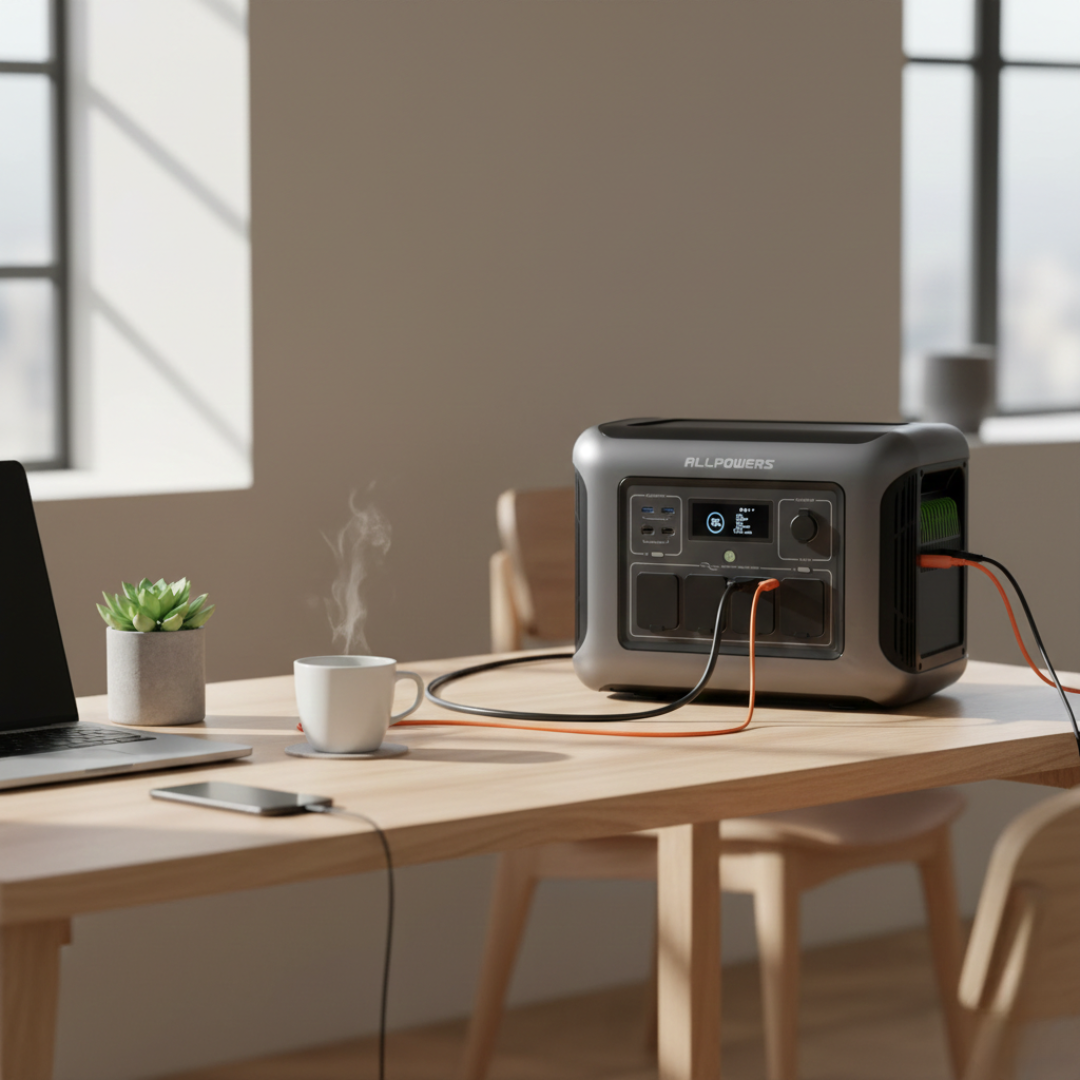 PowerMax Tragbare Powerstation mit 1056Wh Kapazität für netzunabhängige Stromversorgung | Temsk