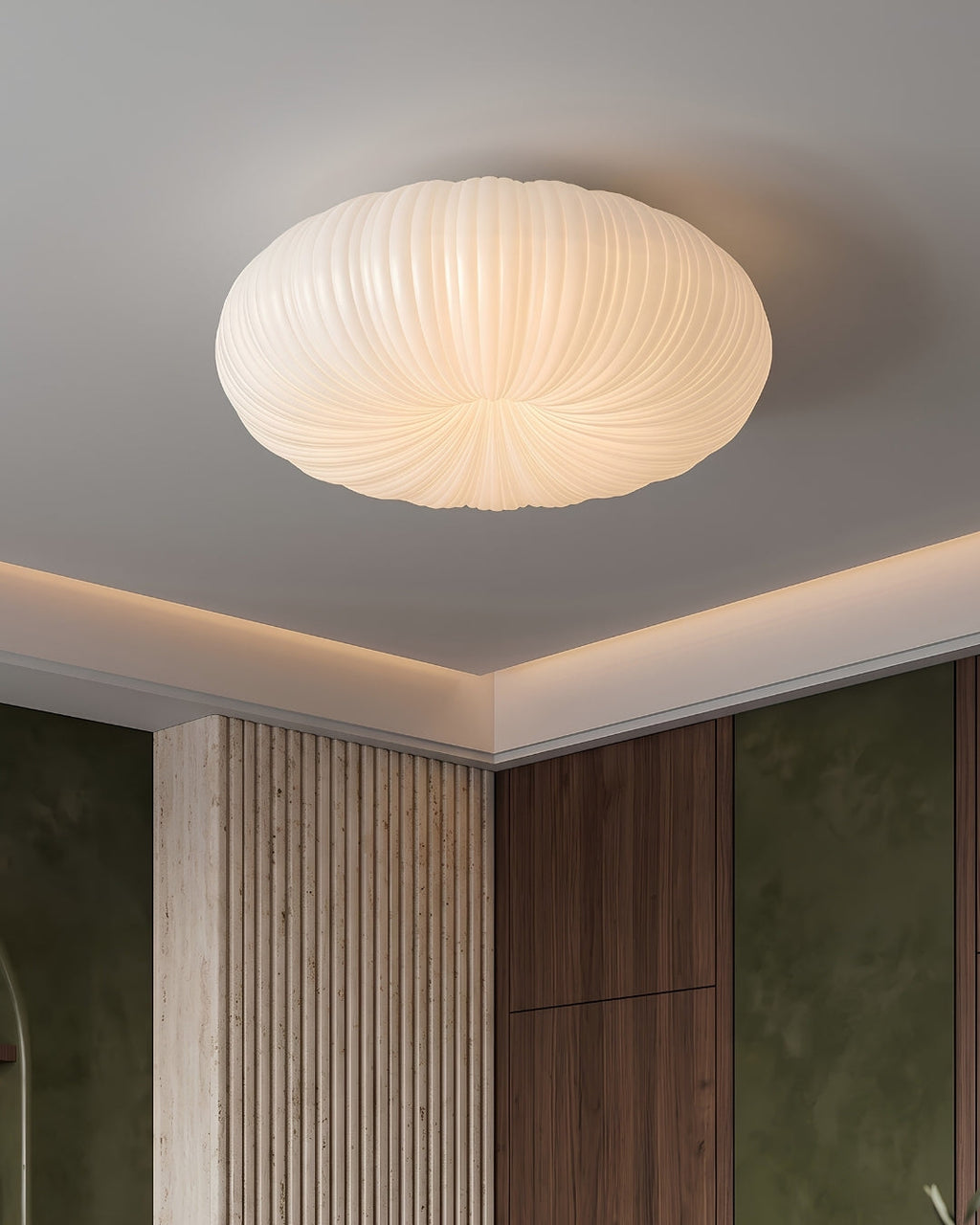 Iris Scandinavian Dimmable Ceiling Light With Metal And Acrylic Remote Control | Temsk