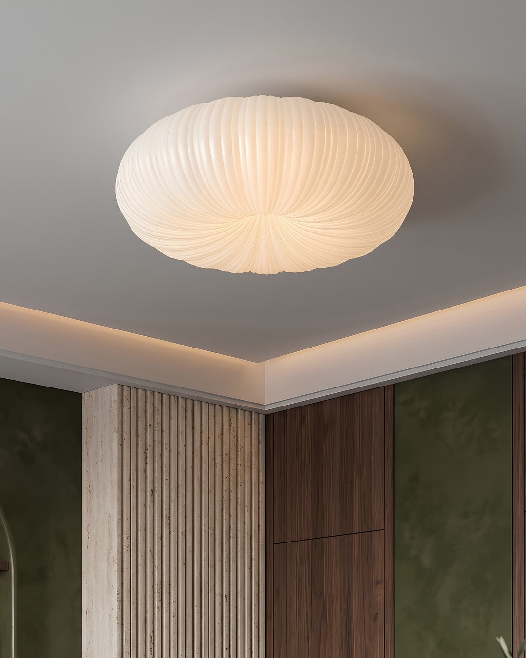 Iris Scandinavian Dimmable Ceiling Light With Metal And Acrylic Remote Control | Temsk