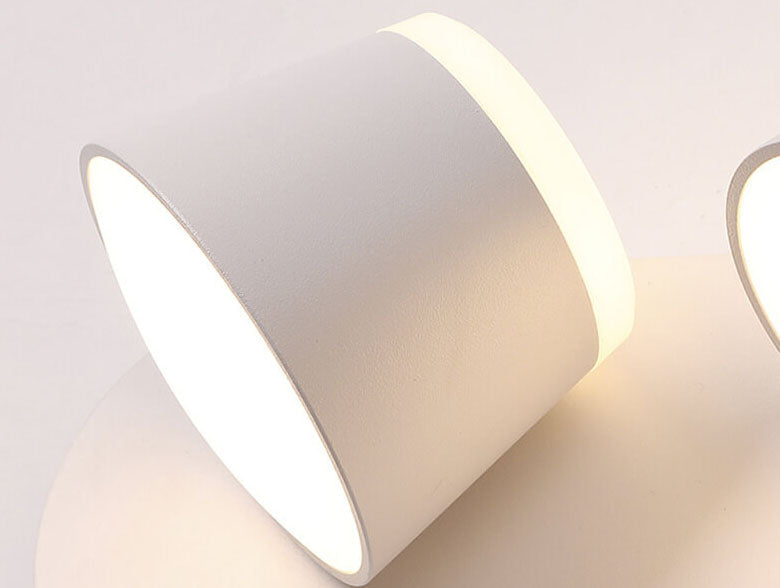 Aurora LED Wall Light With Rotating Cylinder Shade And 1/2/3 Flame Options | Temsk