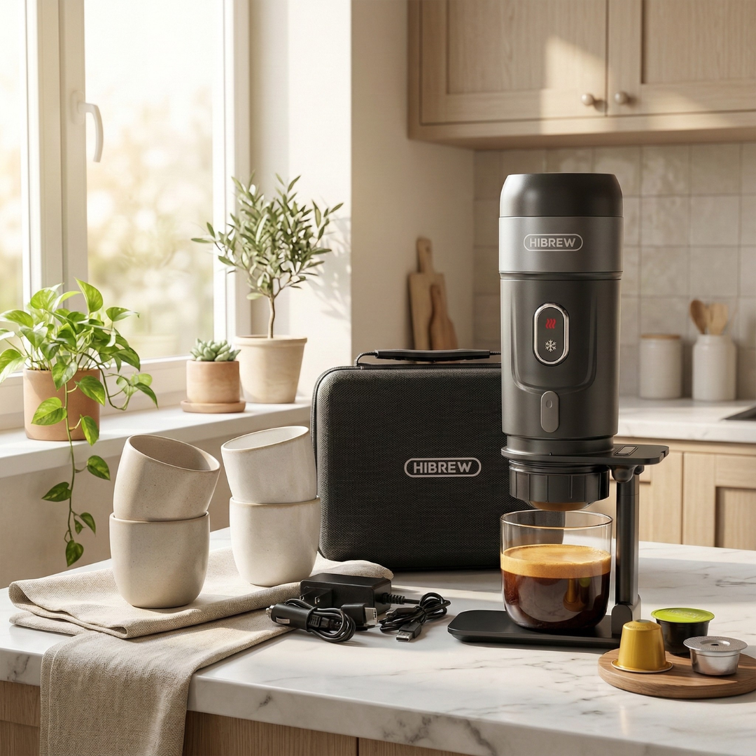 12V Portable Espresso Maker For Travel And On The Road | Temsk