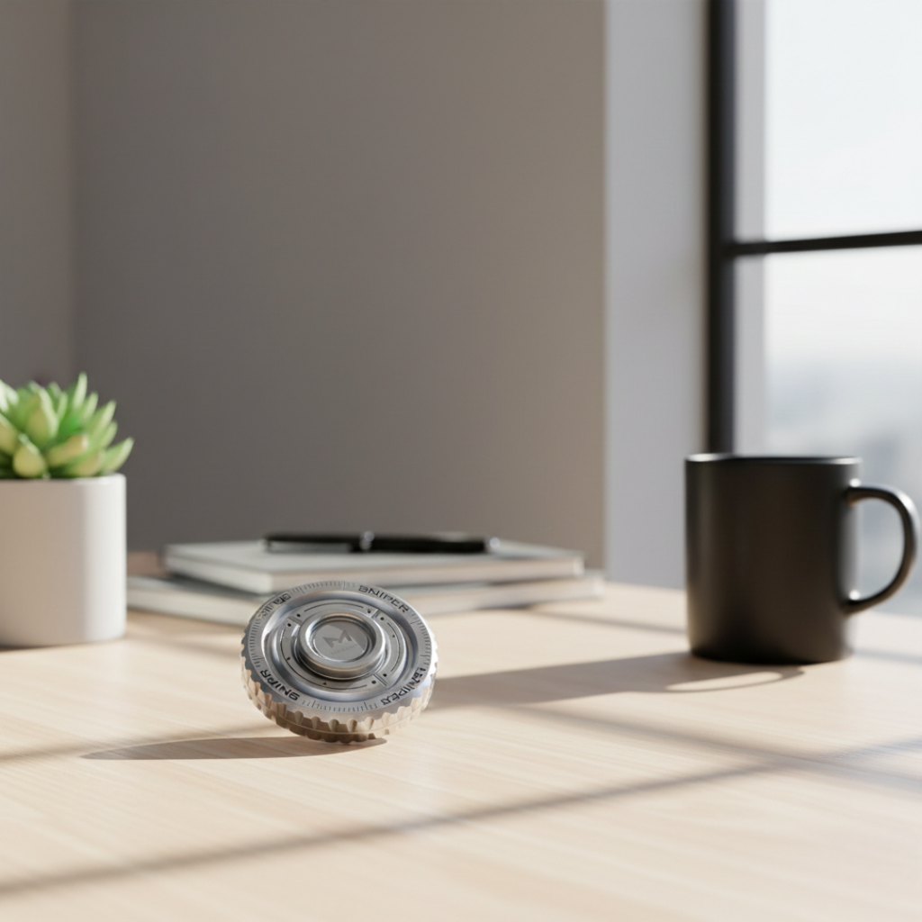 Stainless Steel Fidget Spinner For Adults And Desk Use | Temsk