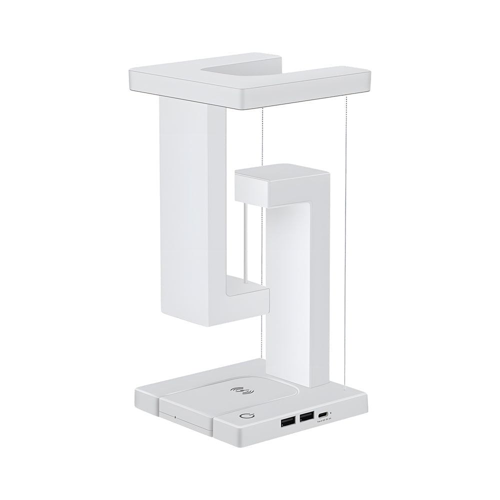 LumaNova Floating LED Table Lamp With Wireless Charging | Temsk
