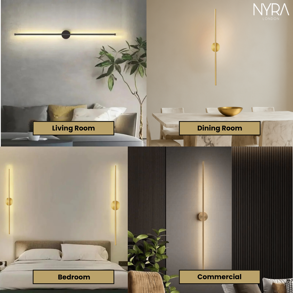 LumaNova Tube Wall Light for Modern Interiors and Living Spaces | Temsk
