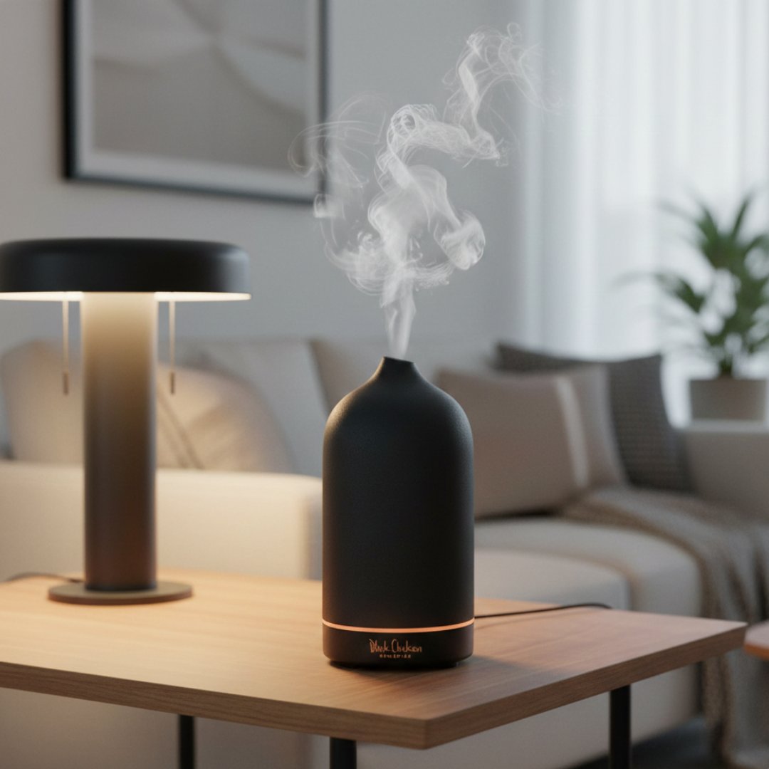 Skypipe compacte ultrasone diffuser voor essentiële oliën | Temsk