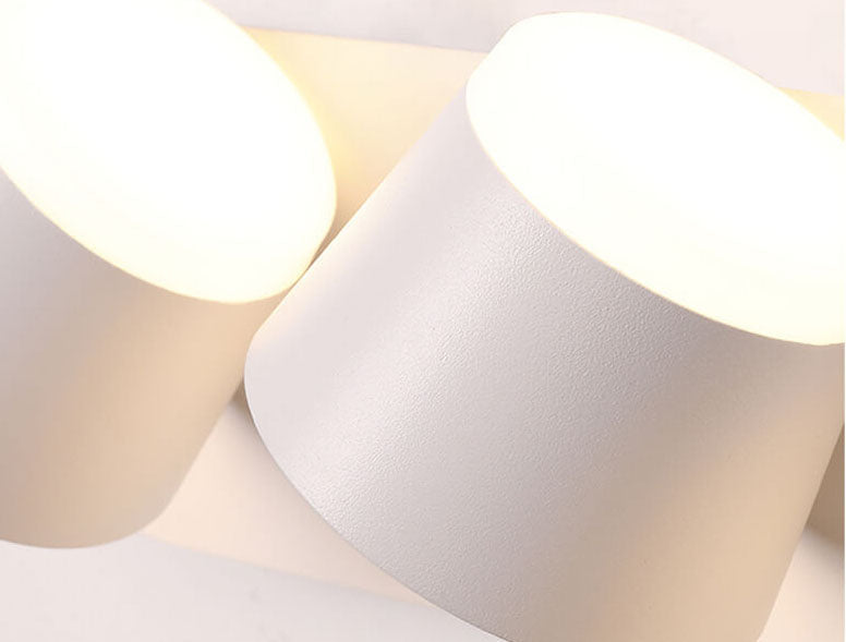Aurora LED Wall Light With Rotating Cylinder Shade And 1/2/3 Flame Options | Temsk