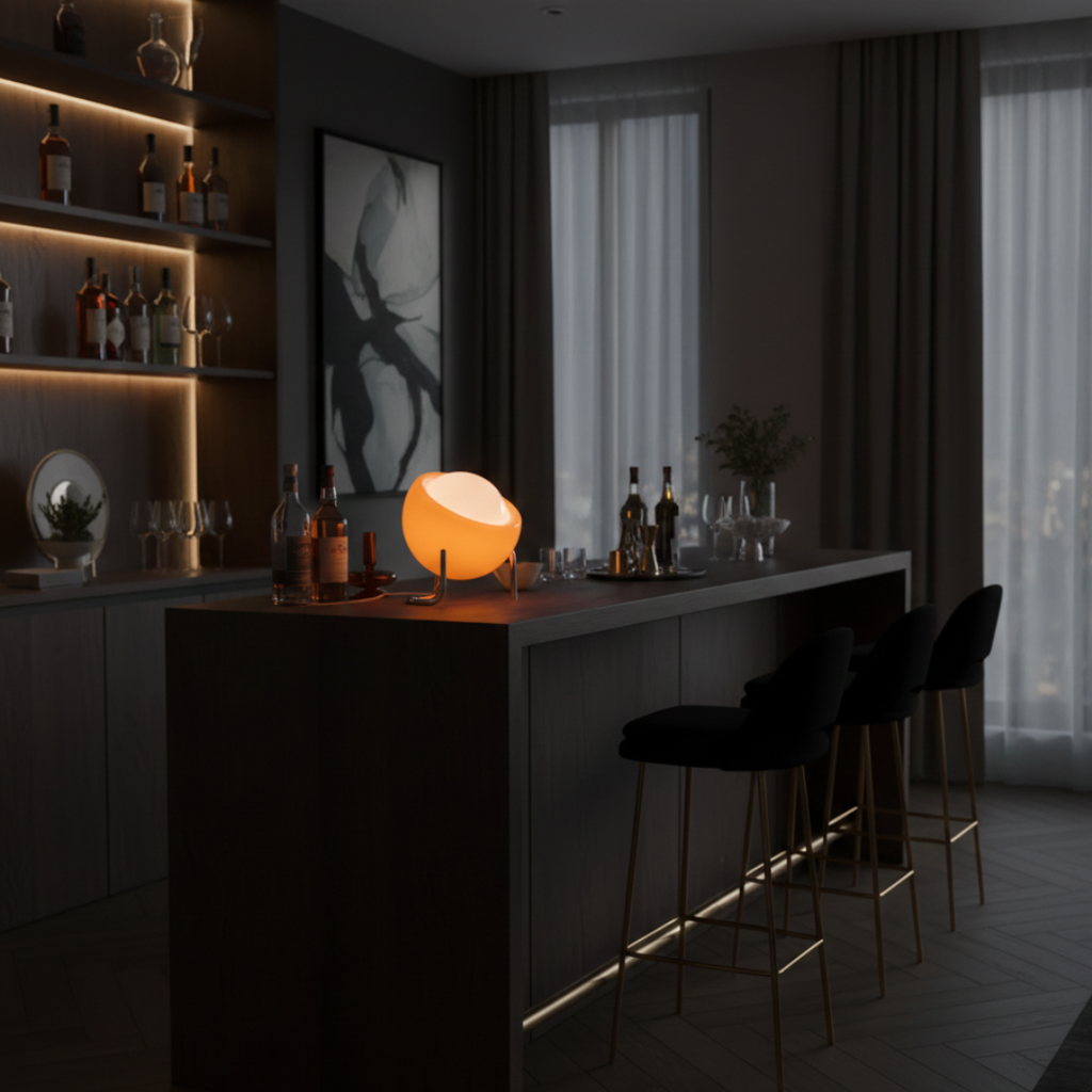 Elegant Indoor Glass Table Lamp For Living Room And Bedroom Decor | Temsk