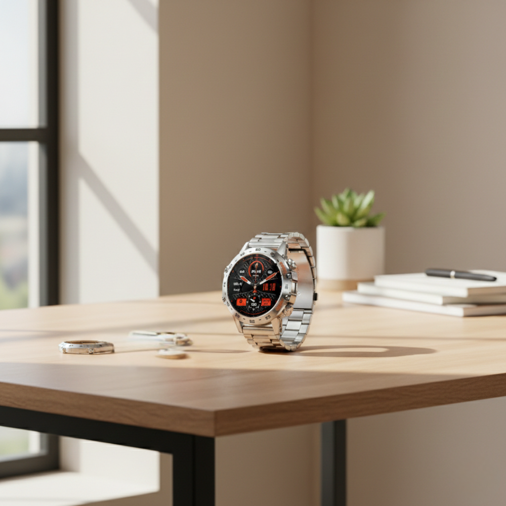 Waterproof Smartwatch With Bluetooth Calling For Everyday Durability | Temsk