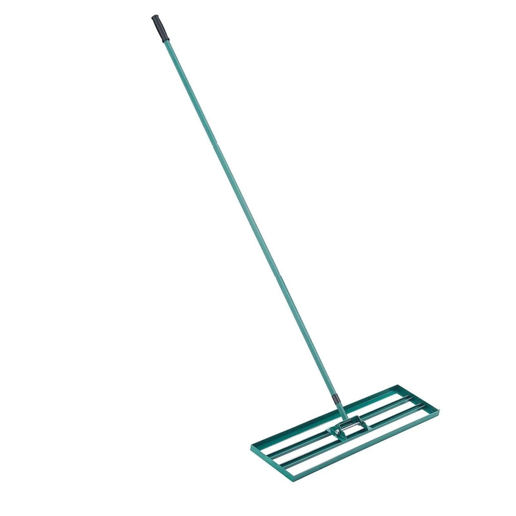 AeroGround Pro Lawn Rake With Extra Long Handle For Level Lawns | Temsk