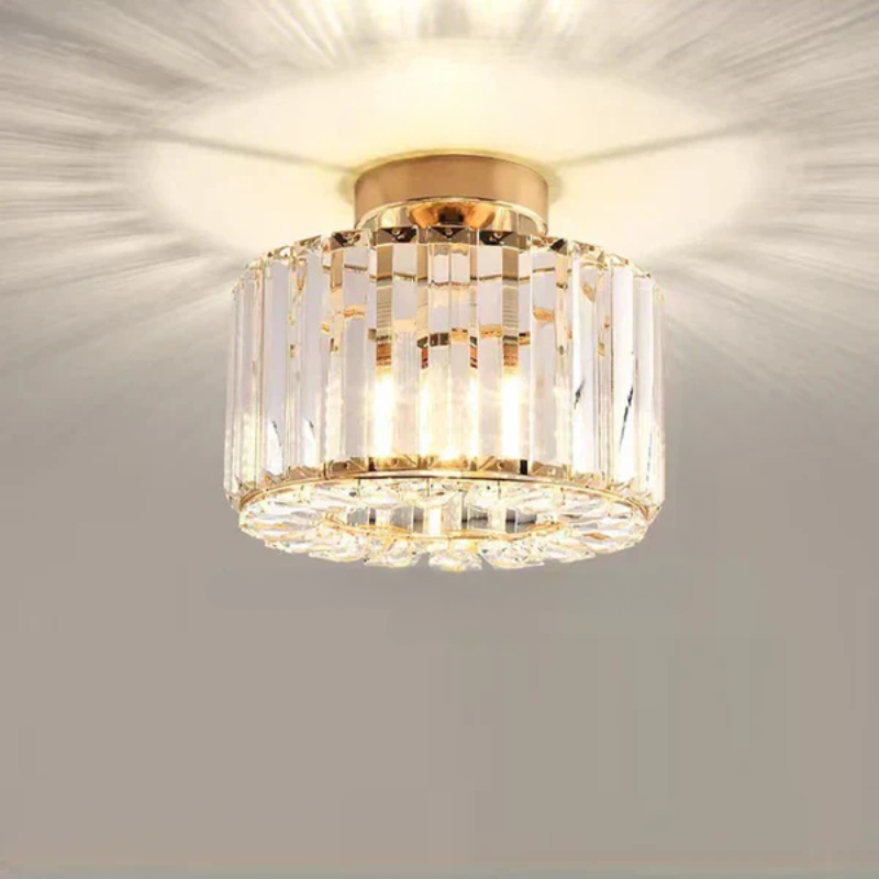 Aurora Crystal Ceiling Light For Elegant Ambience With LED | Temsk