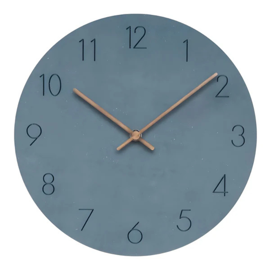 Nork Zeitgenössische Holzdesign Minimalistische Wanduhr | Temsk