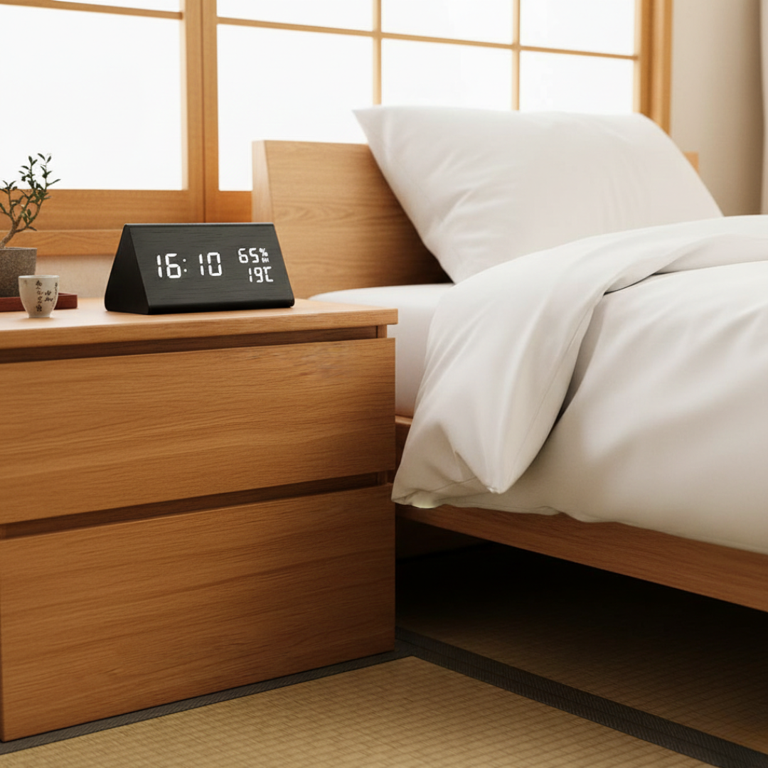 Digital Alarm Clock With LED Display For Home Or Office | Temsk