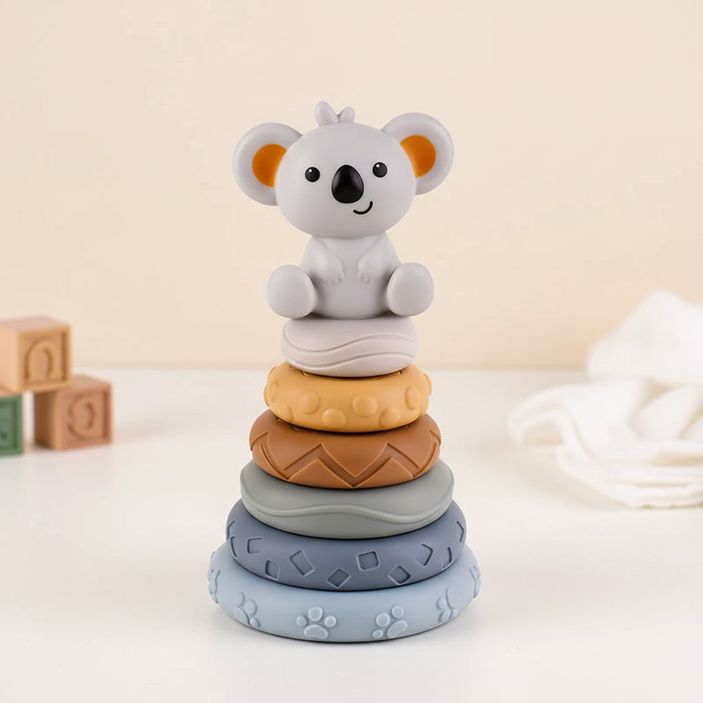 Soft Sensory Stacking Blocks With Teething Cubes For Babies | Temsk