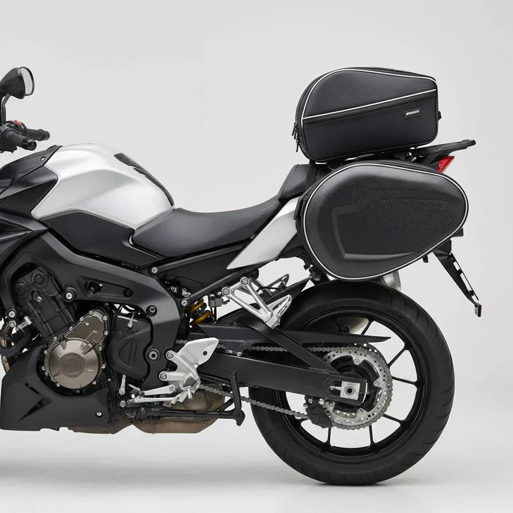 TrailGuard Duo Waterproof Motorbike Saddlebags With Large Storage Space | Temsk