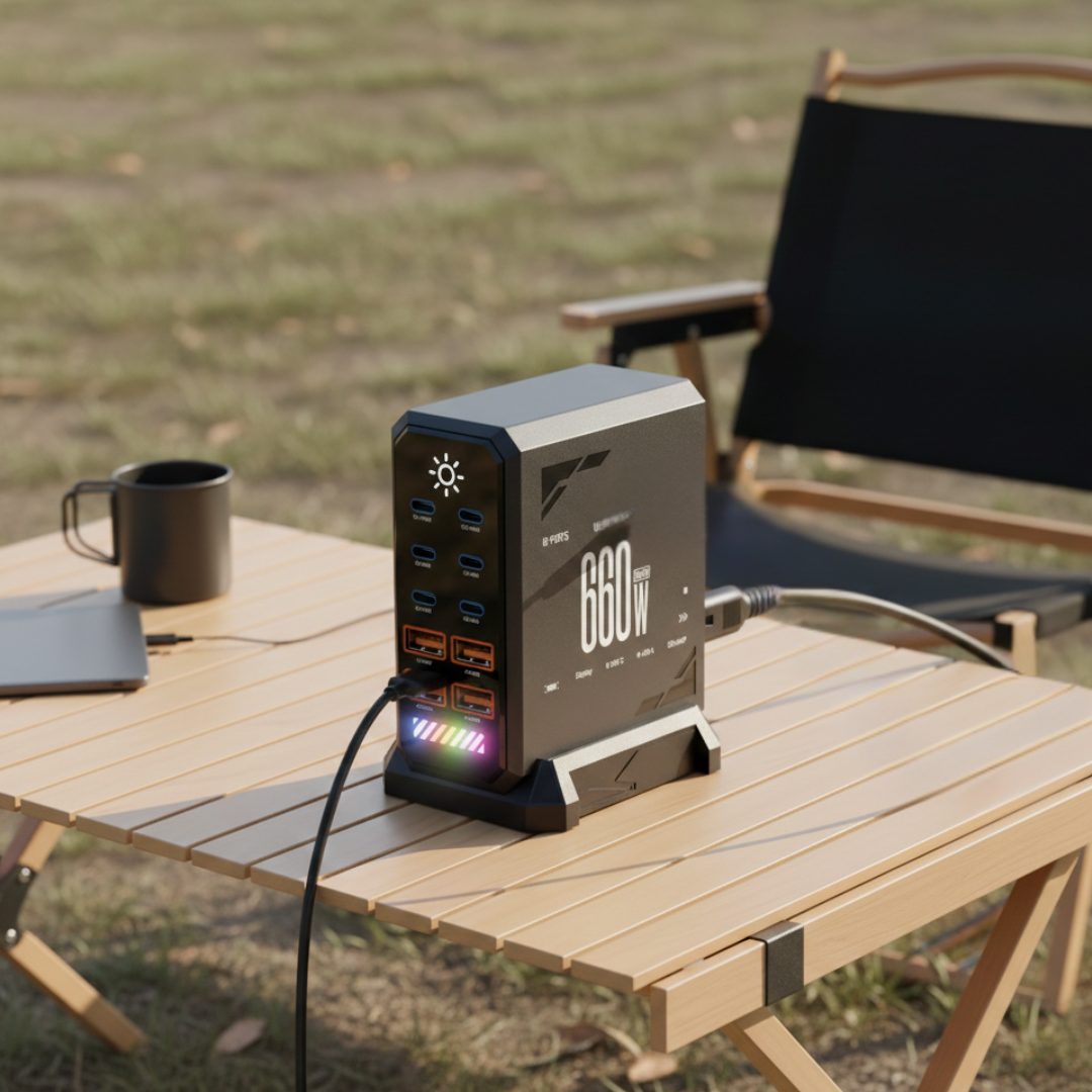 USB-C Charging Station for Multiple Devices and More | Temsk