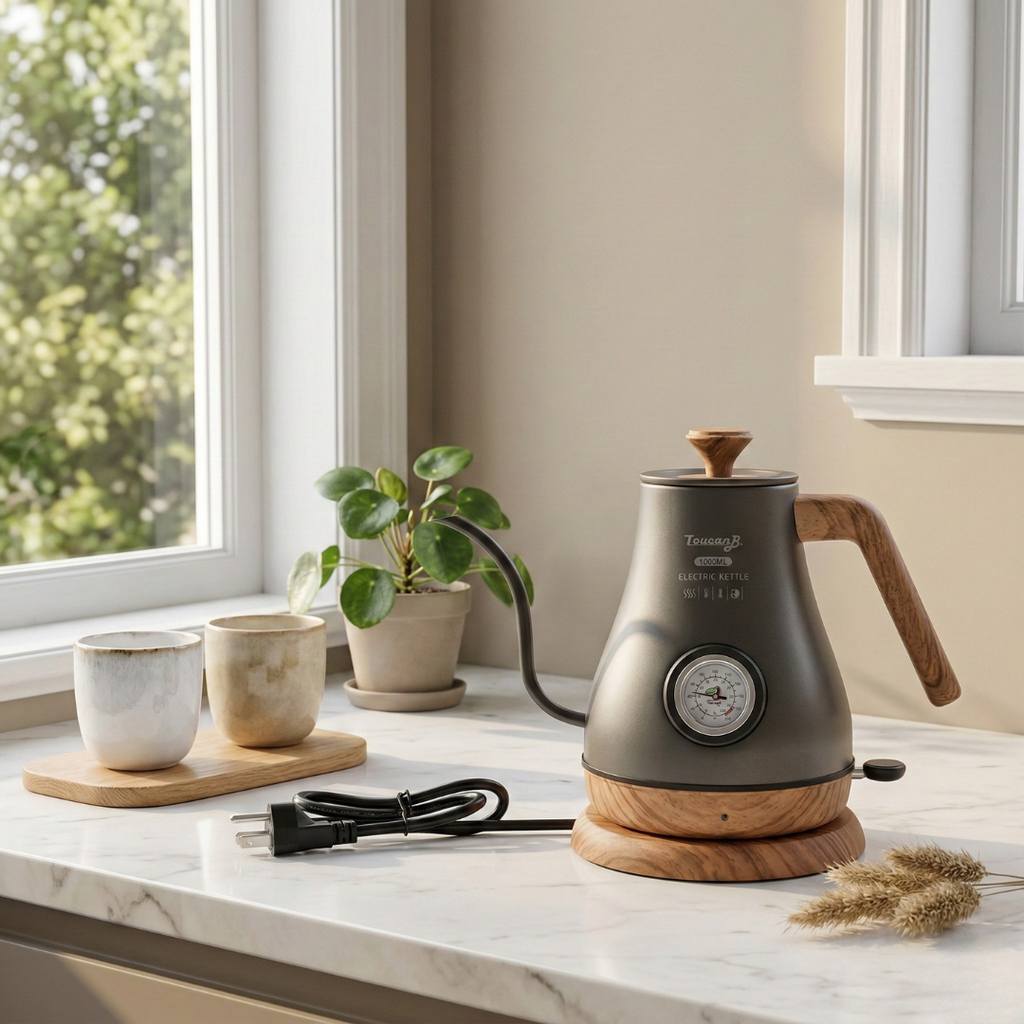 Stainless Steel Electric Kettle With Fast Boil Capability | Temsk