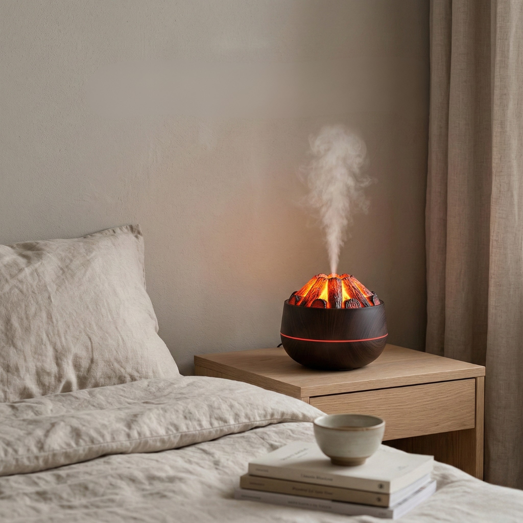 300ml Essential Oil Diffuser With Night Light For Bedroom Use | Temsk