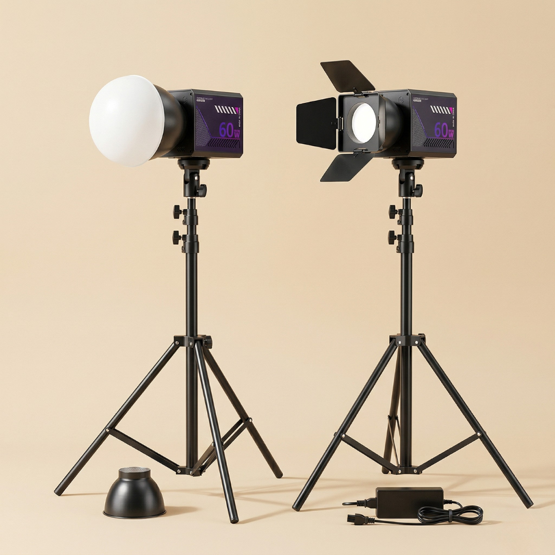 Portable RGB Video Light for Photography and Streaming | Temsk