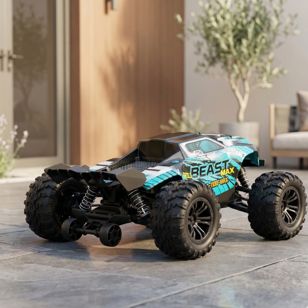 1:16 Scale 4WD High-Speed Brushless RC Car for Off-Road Remote Control Truck | Temsk